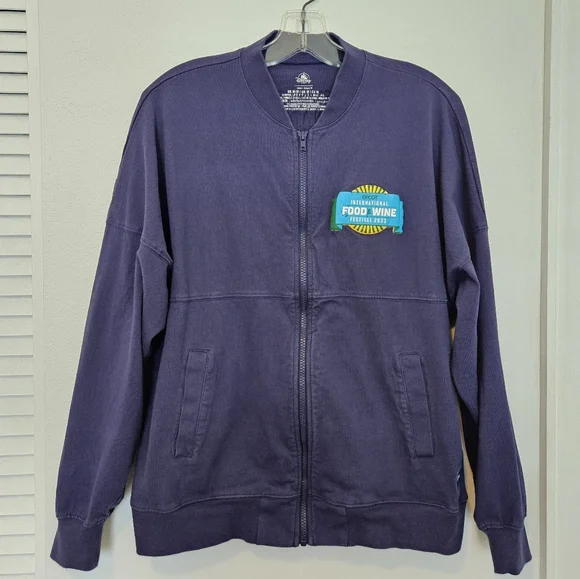 Epcot Food & Wine Festival 2023 Zip Up Spirit Jersey Jacket - Picture 7 of 7